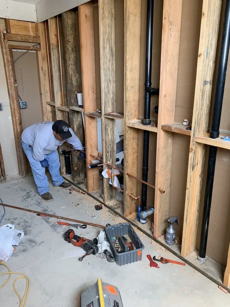 Commercial rough-in plumbing for Gas Line Repair in Hunters Glen